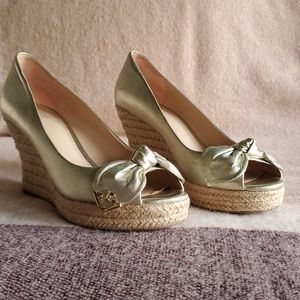 Tory Burch Dory peep-toe espadrille wedges